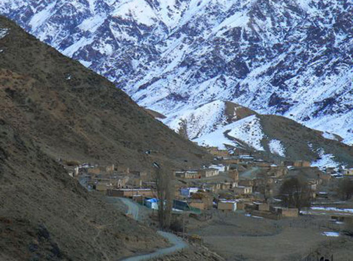Tomurti villiage in China's Xinjiang Uyghur Autonomous Region is shown in this undated file photo.