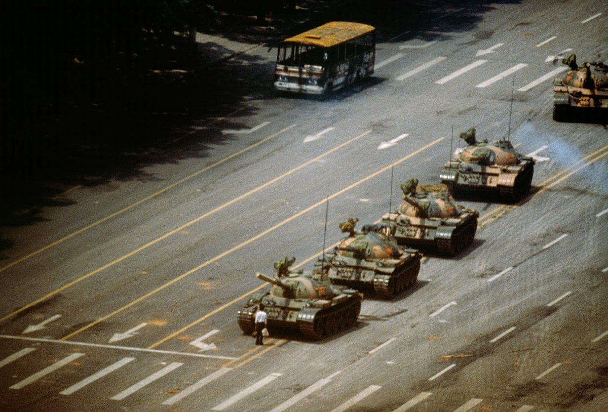 This iconic image appeared in news reports around the world, and is one of the most famous photos ever taken.