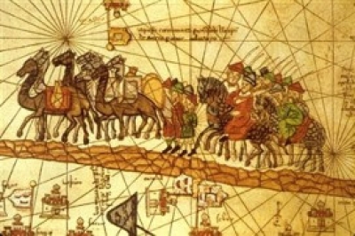 Silk Road painting. Photo found via Raffaello Pantucci 